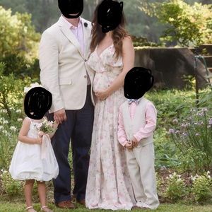 Floral maternity dress